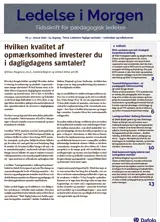 Ledelse i Morgen, Årgang 24, Nr. 4 Januar 2021 (E-tidsskrift