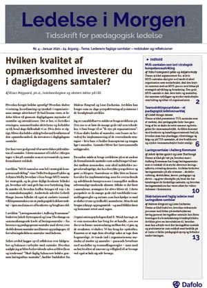Ledelse i Morgen, Årgang 24, Nr. 4 Januar 2021 (E-tidsskrift