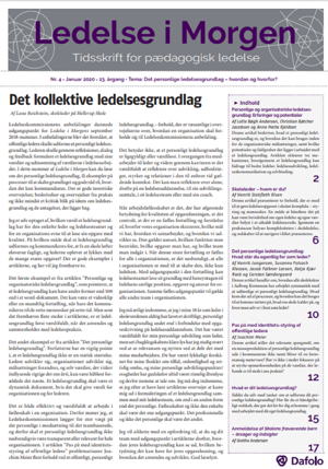 Ledelse i Morgen. Årgang 23 Nr. 4. Januar 2020 (E-tidsskrift