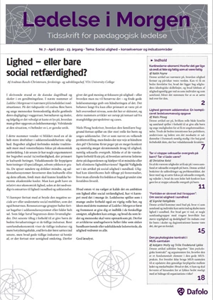 Ledelse i Morgen. Årgang 23, Nr. 7. April 2020 (E-tidsskrift