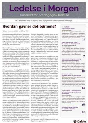 Ledelse i morgen. Årgang 23, Nr. 1. September 2019 (E-tidssk