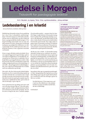 Ledelse i Morgen, Årgang 23, Nr. 8. Maj 2020 (E-tidsskrift)