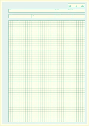 Kombineret linieret/kvadreret
 pk. á 500 stk.