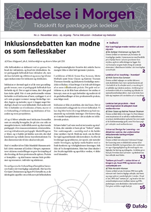 Ledelse i Morgen, Årgang 25, Nr. 2. November 2021