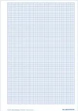 Millimeterpapir blå *