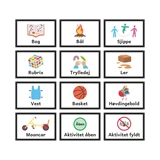 Frikvarters- og pauseaktiviteter – piktogrammer