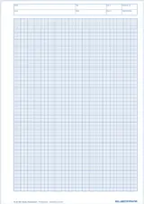 Millimeterpapir eksamen blå